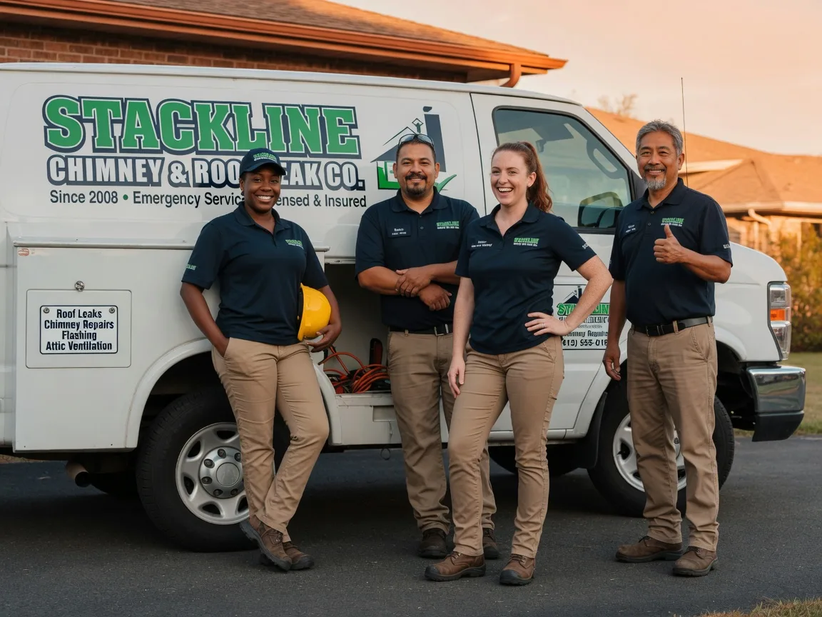 Chimney flashing repair company in West End, NC